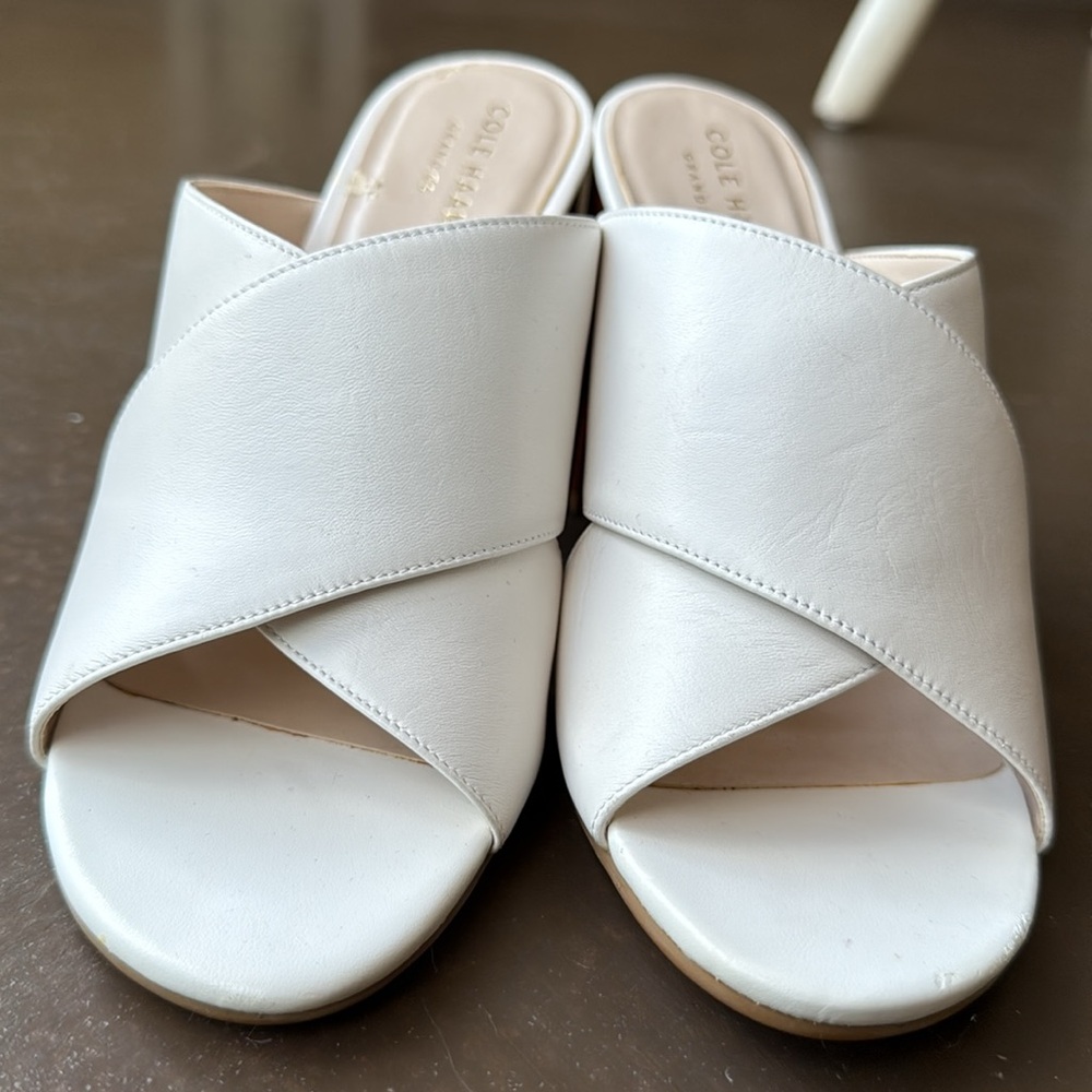 COLE HAAN Grand OS Gabby Criss Cross Block Heel Sandal - Picture 7 of 12